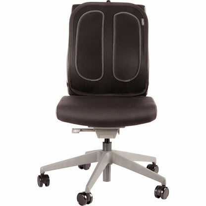 Fellowes Office Suites Mesh Back Support - Strap Mount - Black - Mesh Fabric - 1 Each