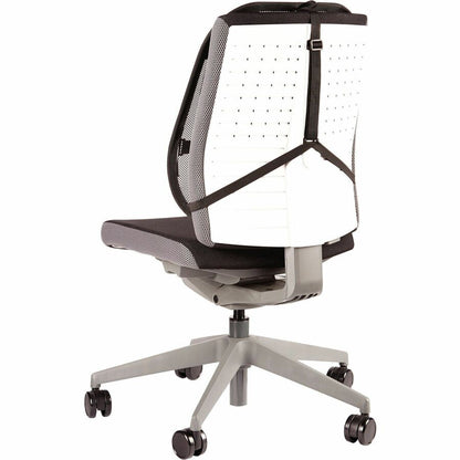Fellowes Office Suites Mesh Back Support - Strap Mount - Black - Mesh Fabric - 1 Each