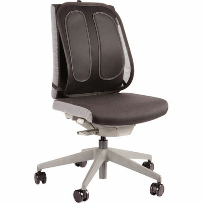 Fellowes Office Suites Mesh Back Support - Strap Mount - Black - Mesh Fabric - 1 Each