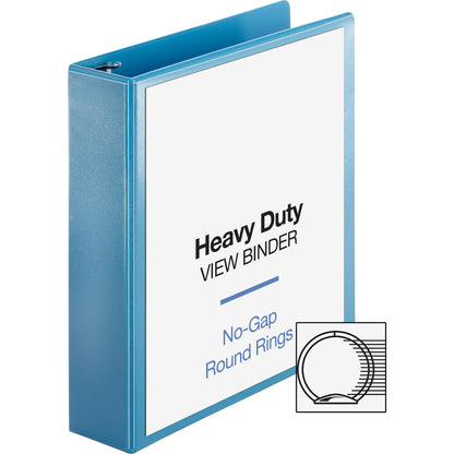 Business Source Premium Round Ring View Binder - 2" Binder Capacity - Letter - 8 1/2" x 11" Sheet Size - 475 Sheet Capac