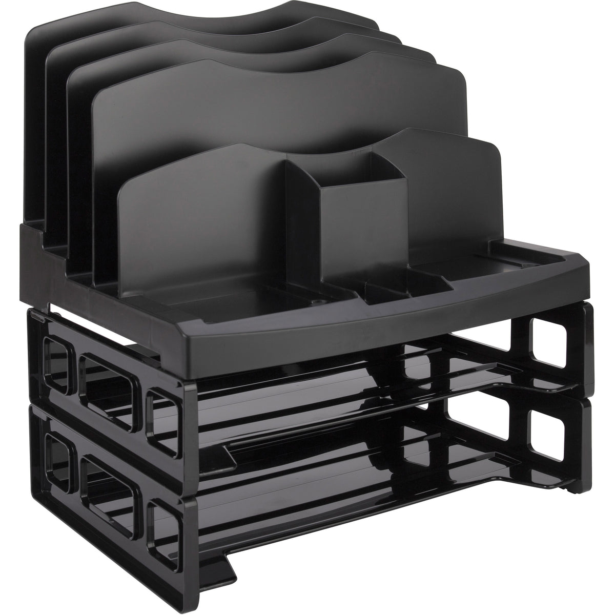 Business Source Smart Sorter Letter Tray/Organizer - 9 Compartment(s) - 14" Height x 13.12" Width x 9.88" Depth - Deskto
