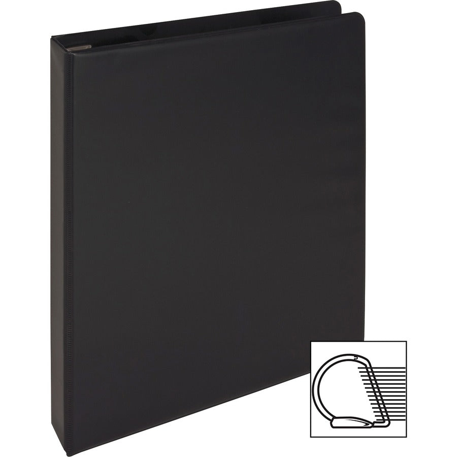 Business Source EasyOpen Locking Slant-D Ring Binders - 1" Binder Capacity - Letter - 8 1/2" x 11" Sheet Size - 200 Shee