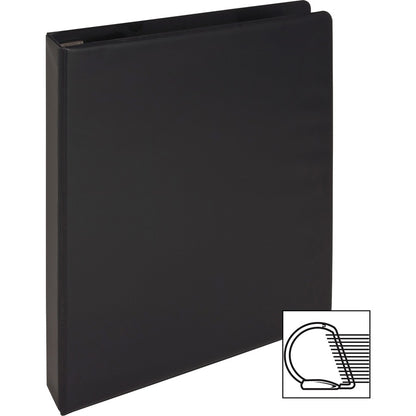 Business Source EasyOpen Locking Slant-D Ring Binders - 1" Binder Capacity - Letter - 8 1/2" x 11" Sheet Size - 200 Shee