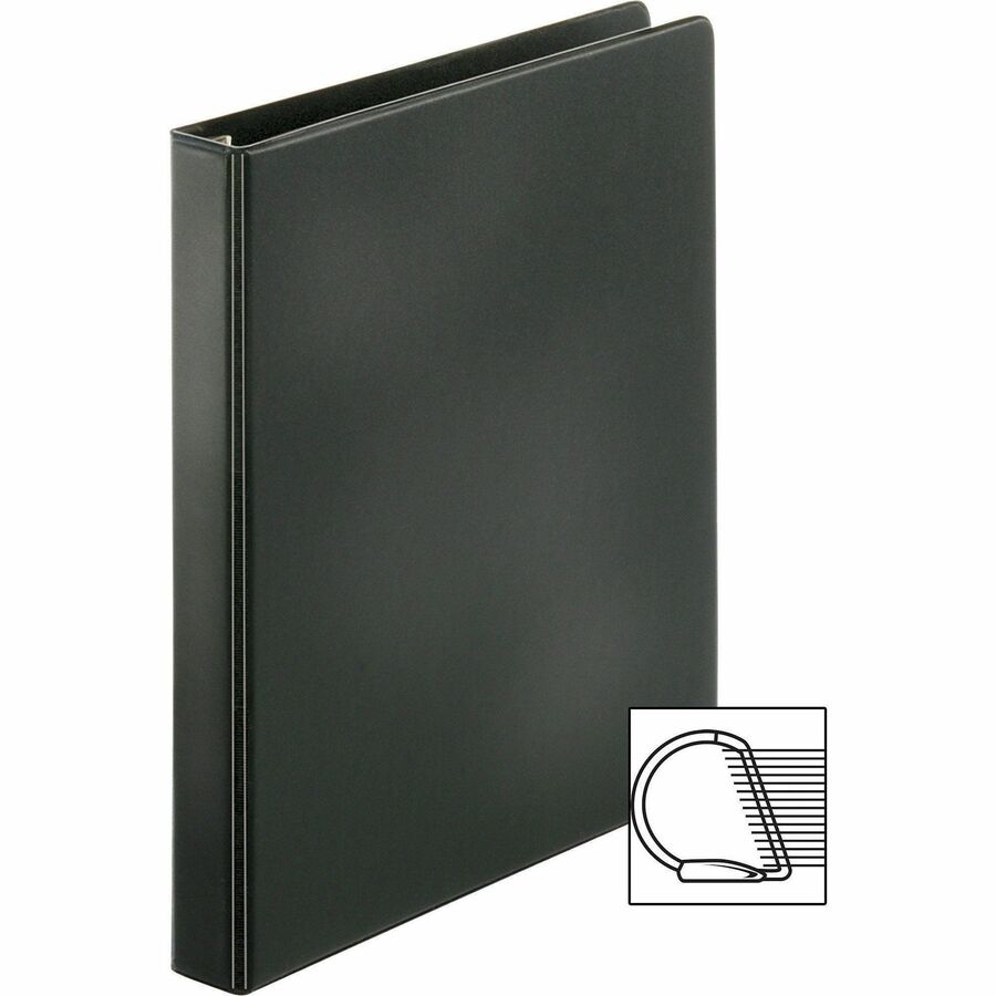 Business Source EasyOpen Locking Slant-D Ring Binders - 1" Binder Capacity - Letter - 8 1/2" x 11" Sheet Size - 200 Shee