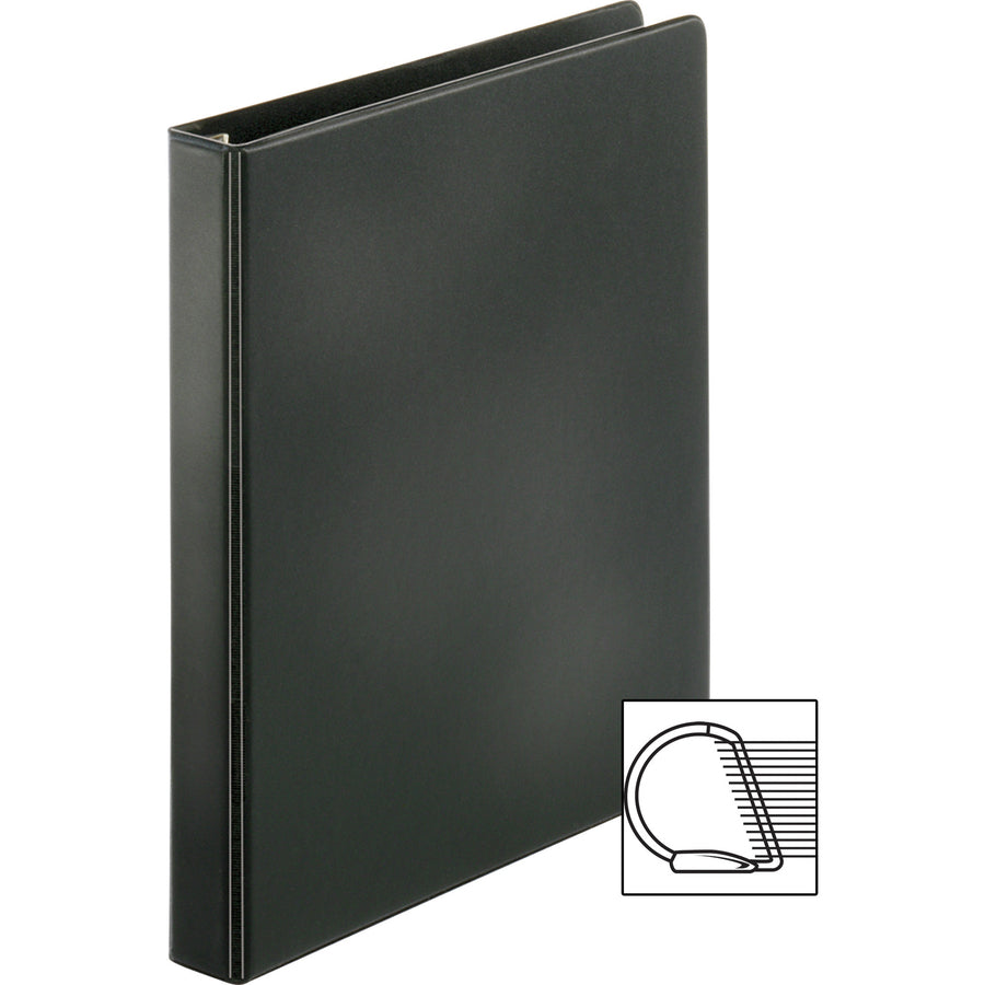 Business Source EasyOpen Locking Slant-D Ring Binders - 1" Binder Capacity - Letter - 8 1/2" x 11" Sheet Size - 200 Shee