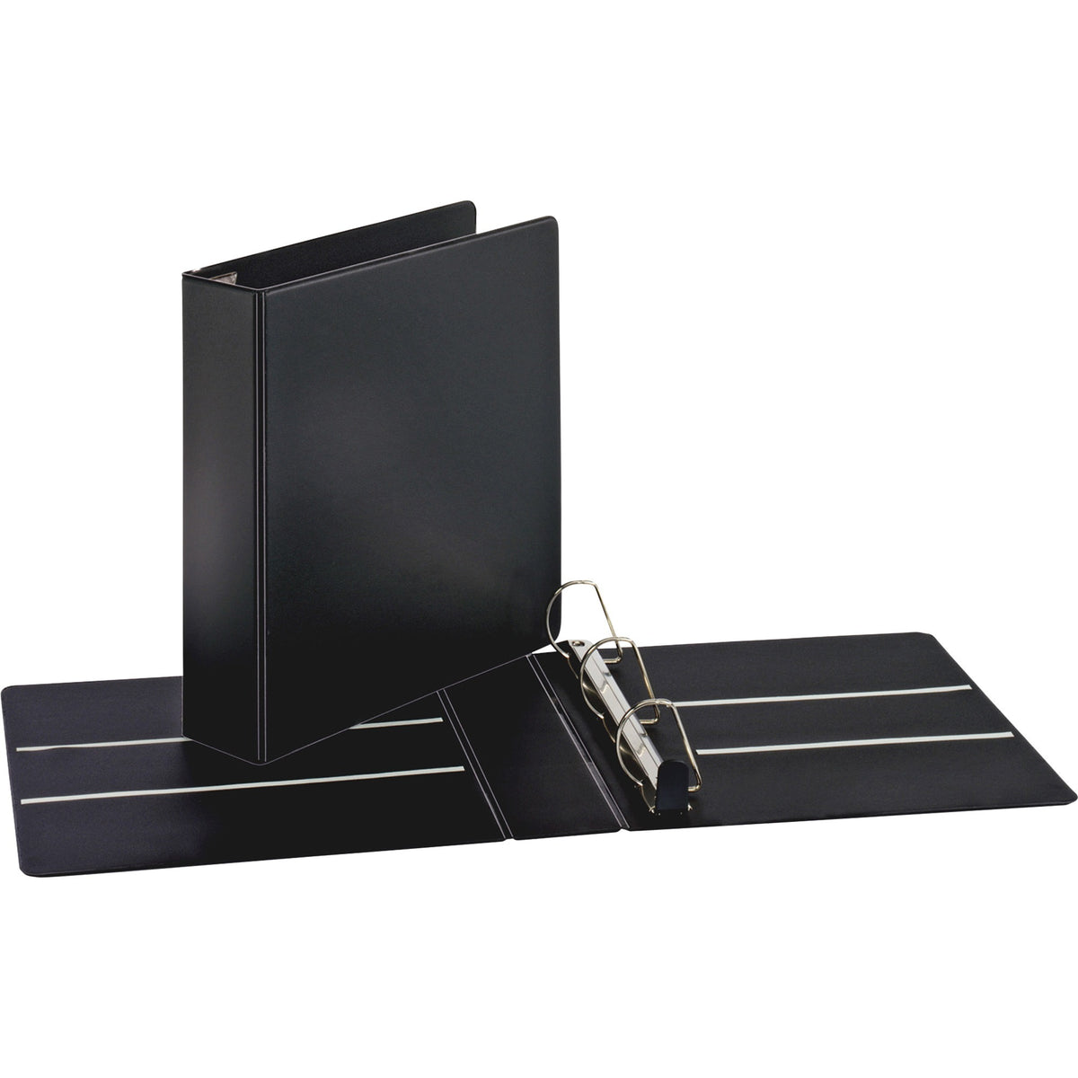 Business Source EasyOpen Locking Slant-D Ring Binders - 1" Binder Capacity - Letter - 8 1/2" x 11" Sheet Size - 200 Shee