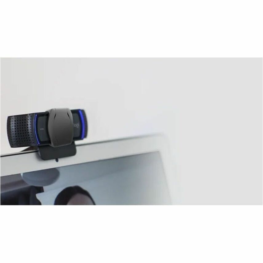Logitech C920S Webcam - 3 Megapixel - 30 fps - Black - USB 3.1 - 1 Each - 1920 x 1080 Video - Auto-focus - 78° Angle - C