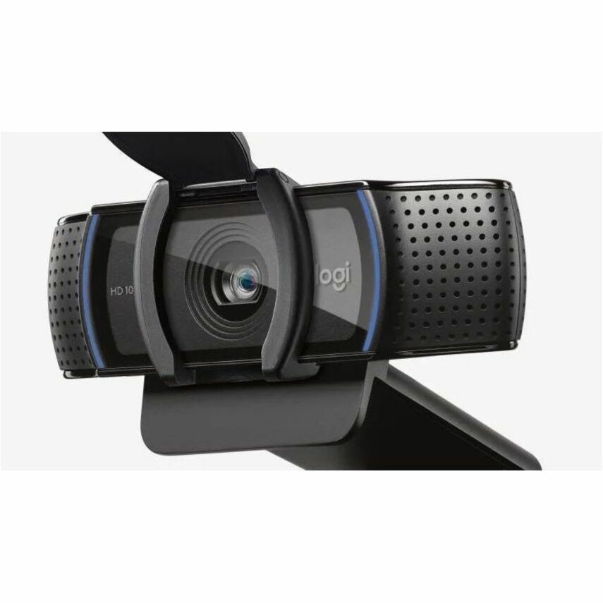 Logitech C920S Webcam - 3 Megapixel - 30 fps - Black - USB 3.1 - 1 Each - 1920 x 1080 Video - Auto-focus - 78° Angle - C