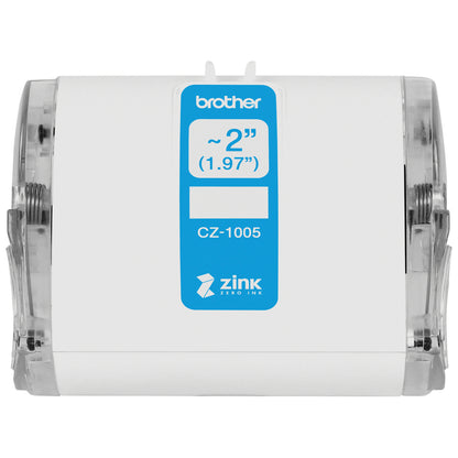 Brother Multipurpose Label - 1 31/32" Width - Zero Ink (ZINK) - Paper - Water Resistant - 1 Each