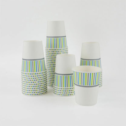 Genuine Joe 12 oz Hot Beverage Cups - 12 fl oz - Assorted - Paper - Hot Chocolate, Cappuccino, Tea, Coffee, Beverage - 5