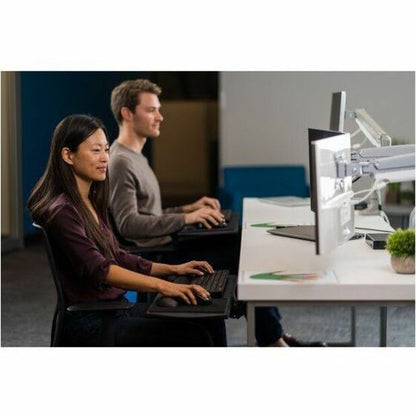 Kensington SmartFit Mounting Arm for Monitor, Flat Panel Display, Curved Screen Display - Landscape/Portrait - Height Ad