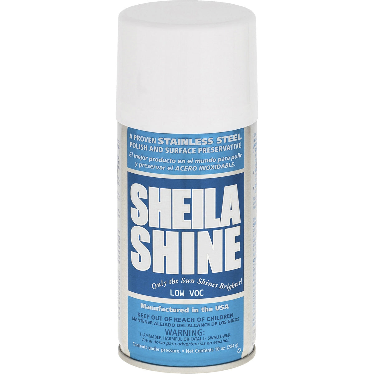 Sheila Shine Stainless Steel Polish - 10 fl oz (0.3 quart) - White - 1 Each