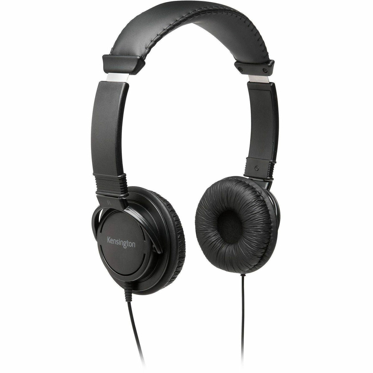 Kensington USB Hi-Fi Headphones - Stereo - USB Type A - Wired - Over-the-head - Binaural - Circumaural - 6 ft Cable - Bl