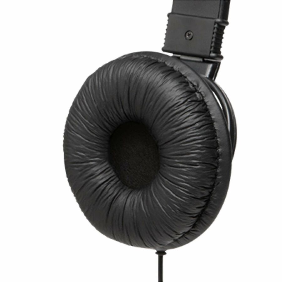 Kensington USB Hi-Fi Headphones - Stereo - USB Type A - Wired - Over-the-head - Binaural - Circumaural - 6 ft Cable - Bl