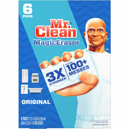 Mr. Clean Magic Eraser Pads - For Multipurpose - Pad - 6 / Carton