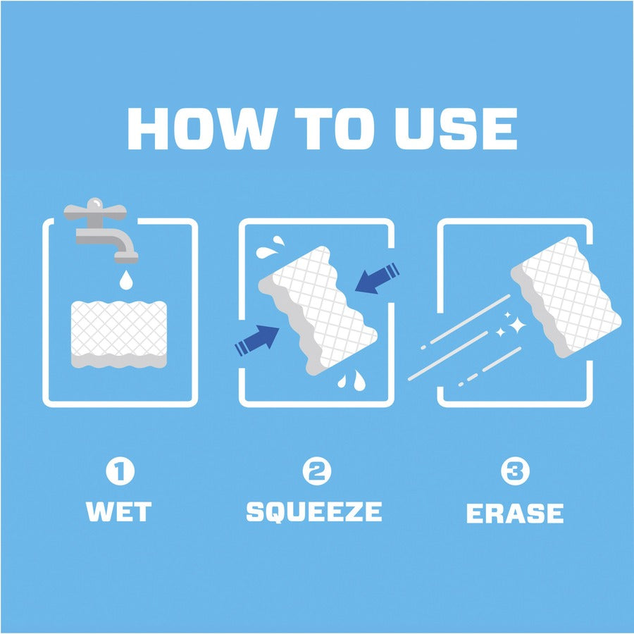 Mr. Clean Magic Eraser Pads - For Multipurpose - Pad - 6 / Carton