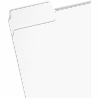 Smead SuperTab 1/3 Tab Cut Letter Recycled Top Tab File Folder - 8 1/2" x 11" - 3/4" Expansion - Assorted Tab Position -