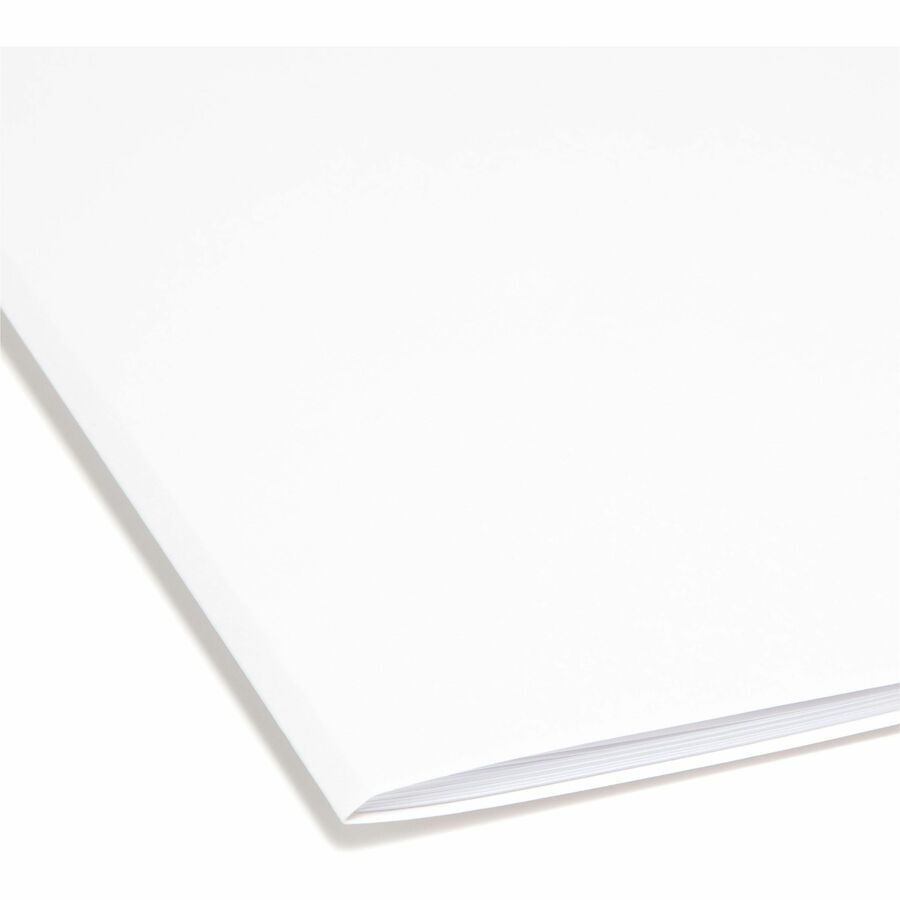 Smead SuperTab 1/3 Tab Cut Letter Recycled Top Tab File Folder - 8 1/2" x 11" - 3/4" Expansion - Assorted Tab Position -