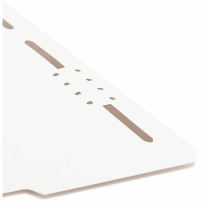 Smead 1/3 Tab Cut Letter Recycled Fastener Folder - 8 1/2" x 11" - 3/4" Expansion - 2 x Prong K Style Fastener - 2" Fast
