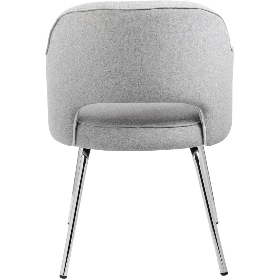 Boss Granite Linen Guest Chair - Granite Seat Color - Linen Seat Material - Granite Back Color - Linen Back Material - C
