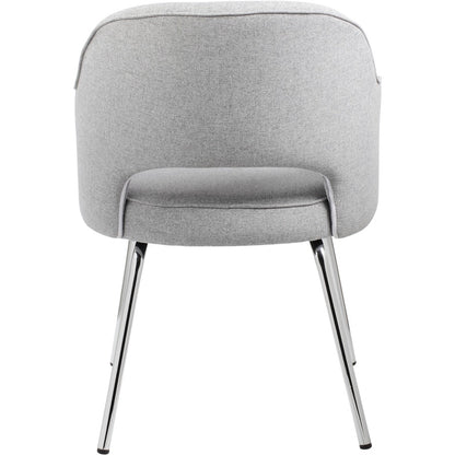 Boss Granite Linen Guest Chair - Granite Seat Color - Linen Seat Material - Granite Back Color - Linen Back Material - C