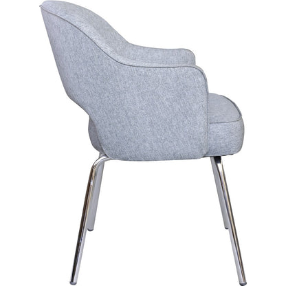 Boss Granite Linen Guest Chair - Granite Seat Color - Linen Seat Material - Granite Back Color - Linen Back Material - C