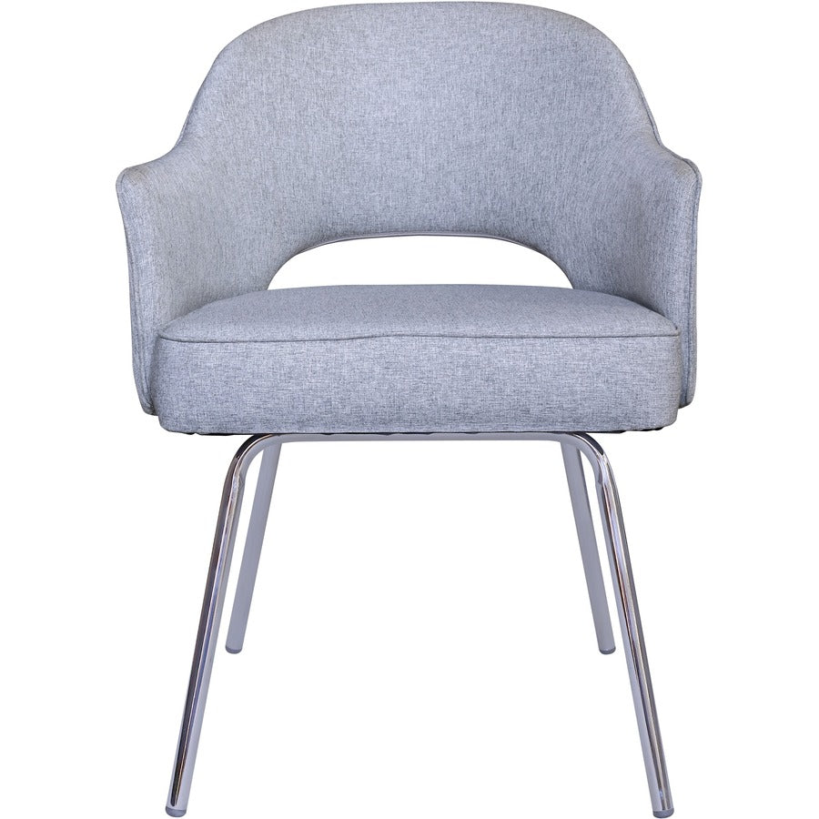 Boss Granite Linen Guest Chair - Granite Seat Color - Linen Seat Material - Granite Back Color - Linen Back Material - C