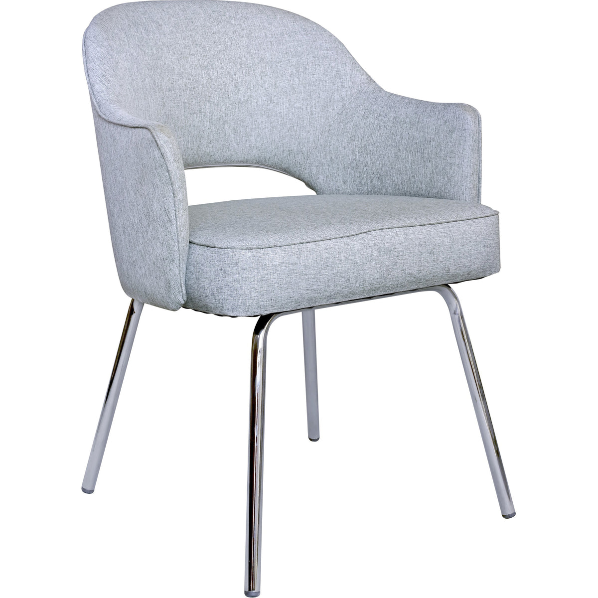 Boss Granite Linen Guest Chair - Granite Seat Color - Linen Seat Material - Granite Back Color - Linen Back Material - C