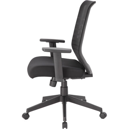 Boss Mesh Task Chair - Black Seat Color - Black Back Color - Mesh Back Material - Black Frame Color - 5-star Base - 1 Ea