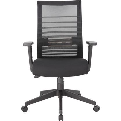 Boss Mesh Task Chair - Black Seat Color - Black Back Color - Mesh Back Material - Black Frame Color - 5-star Base - 1 Ea