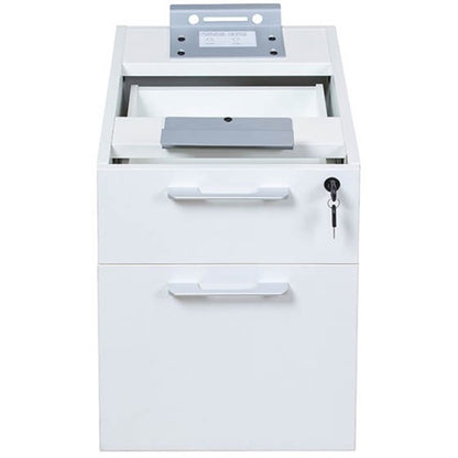 Boss Simple System Hanging Pedestal - 19" Height x 15.5" Width x 22.8" Depth - Finish: White - 1 Each