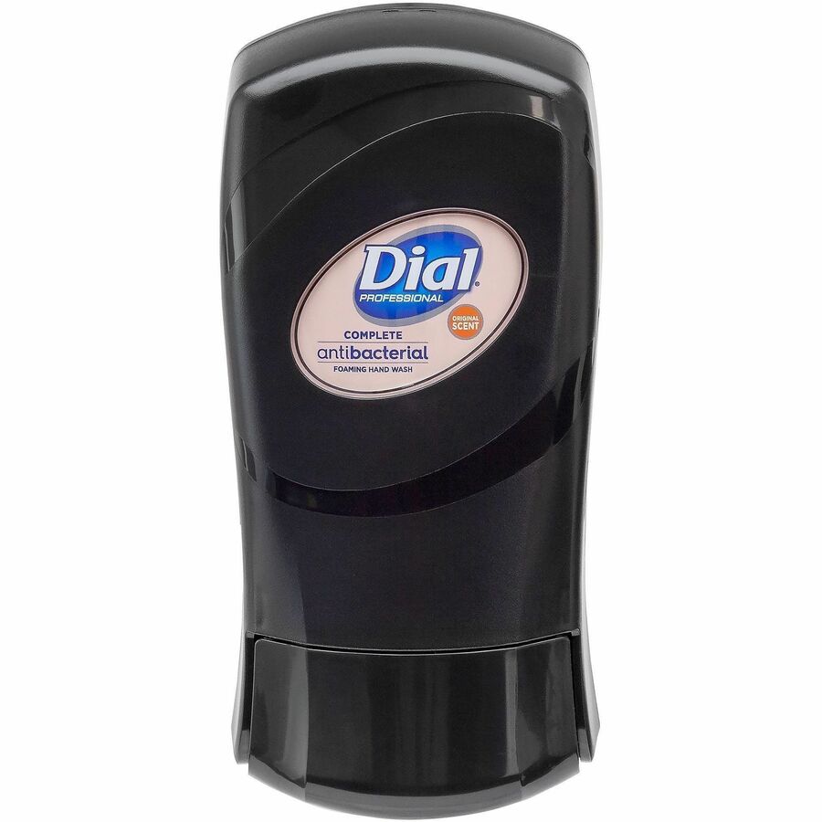 Dial Professional FIT Manual Foam Soap Dispenser - Manual - 1.27 quart Capacity - Refillable, Durable - Slate - 1 Each