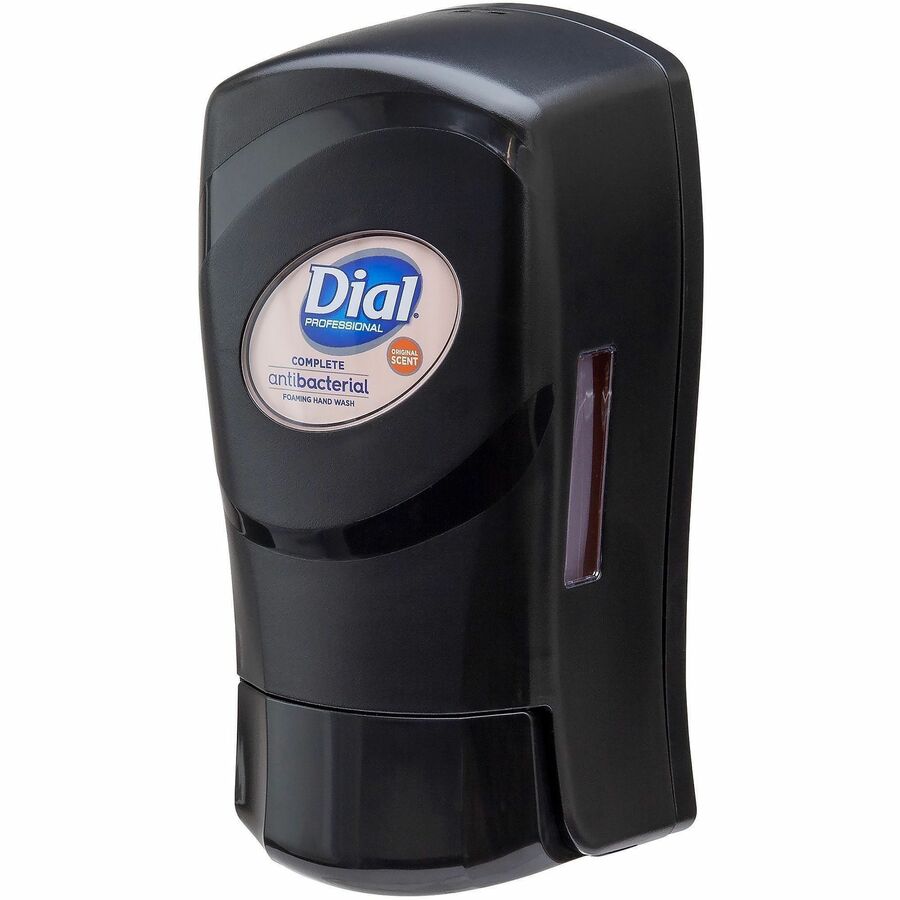 Dial Professional FIT Manual Foam Soap Dispenser - Manual - 1.27 quart Capacity - Refillable, Durable - Slate - 1 Each