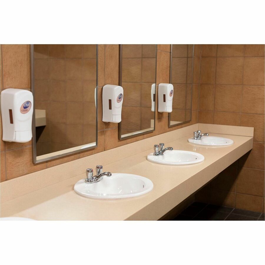 Dial Professional FIT Manual Foam Soap Dispenser - Manual - 1.27 quart Capacity - Refillable, Durable - Ivory - 1 Each