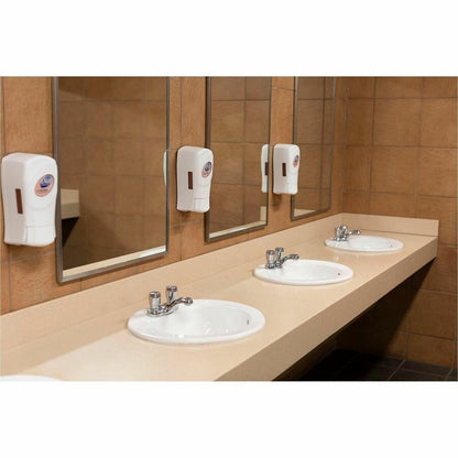 Dial Professional FIT Manual Foam Soap Dispenser - Manual - 1.27 quart Capacity - Refillable, Durable - Ivory - 1 Each
