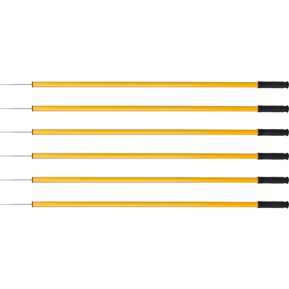 Ettore Trash Picker - 44" Reach - Lightweight, Ergonomic Handle, Safety Guard, Extended Tip - Steel - Gold - 6 / Carton