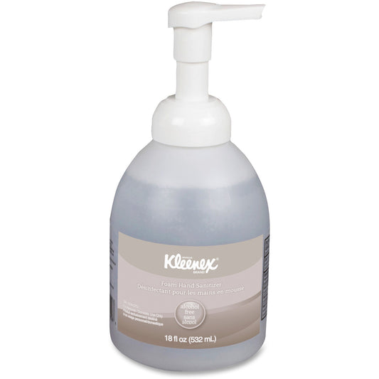 Scott Hand Sanitizer Foam - 18 fl oz - Pump Bottle Dispenser - Kill Germs - Hand - Moisturizing - Clear - 4 / Carton