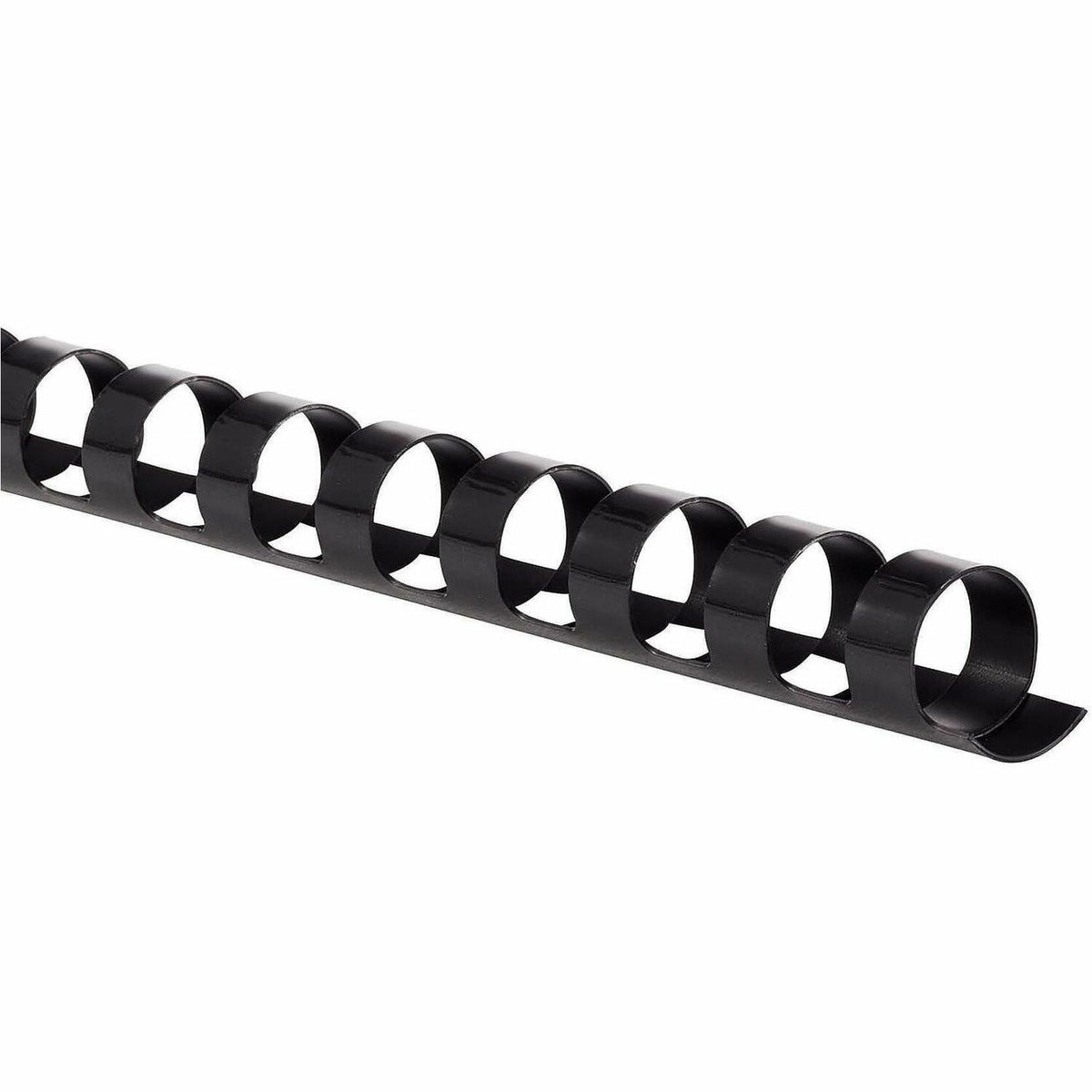 Mead CombBind Binding Spines - 0.43" Maximum Capacity - 70 x Sheet Capacity - For Letter 8 1/2" x 11" Sheet - Black - Pl
