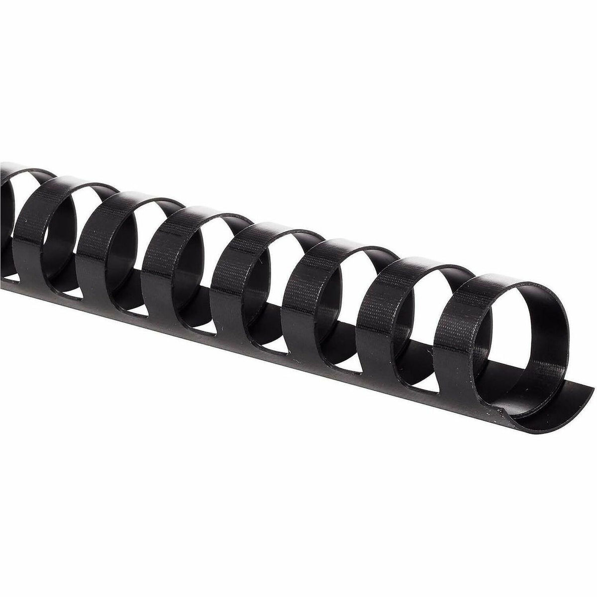 Mead CombBind Binding Spines - 0.62" Maximum Capacity - 125 x Sheet Capacity - For Letter 8 1/2" x 11" Sheet - Black - P