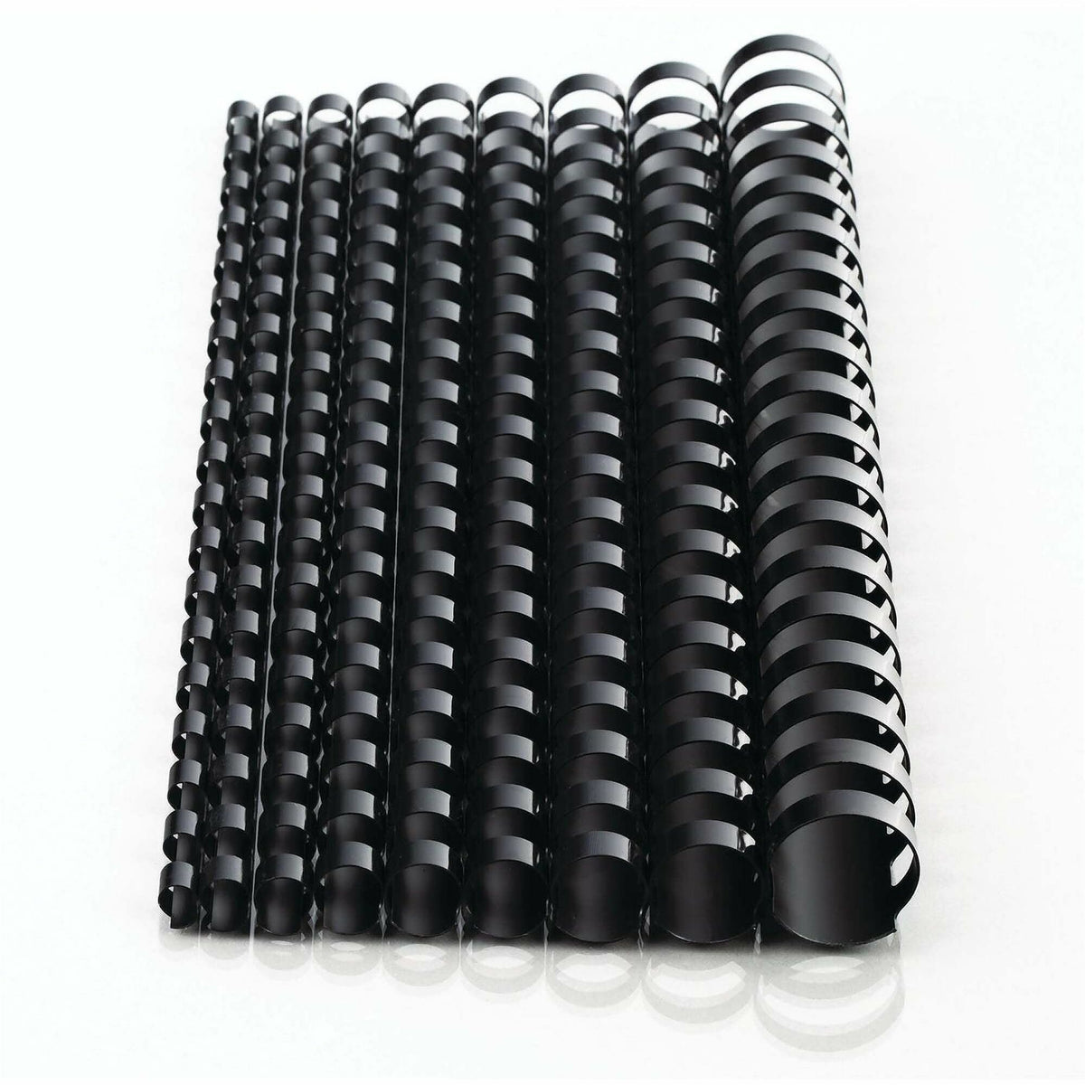 Mead CombBind Binding Spines - 0.75" Maximum Capacity - 150 x Sheet Capacity - For Letter 8 1/2" x 11" Sheet - Black - P
