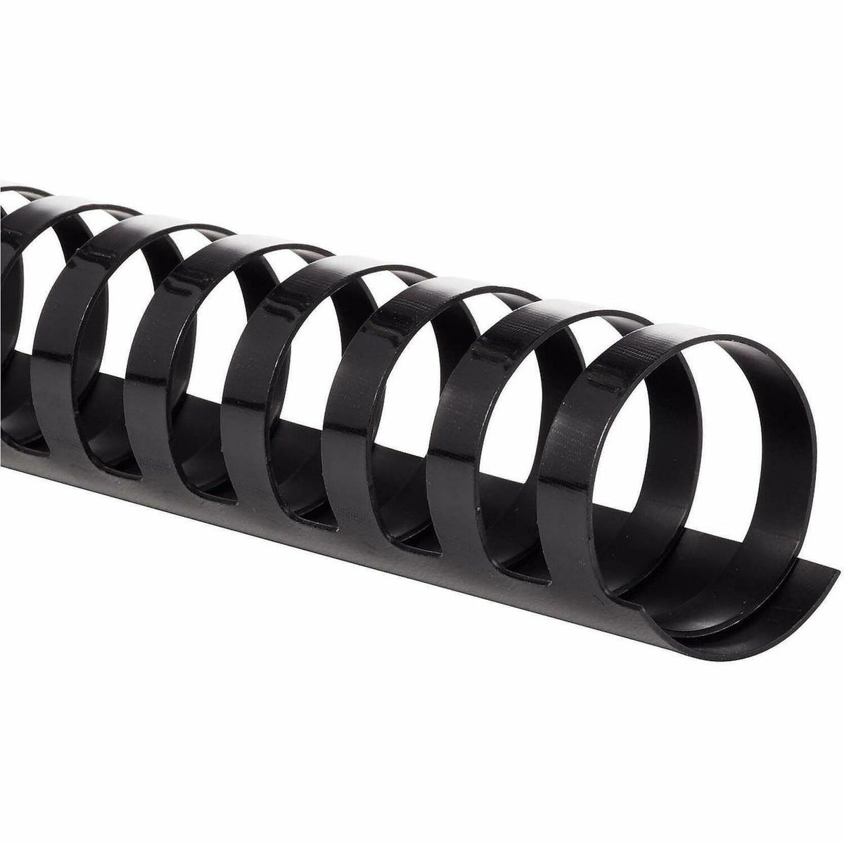 Mead CombBind Binding Spines - 1" Maximum Capacity - 200 x Sheet Capacity - For Letter 8 1/2" x 11" Sheet - Black - Plas