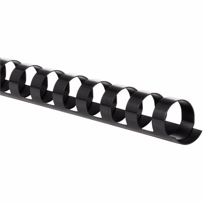 Mead CombBind Binding Spines - 0.56" Maximum Capacity - 105 x Sheet Capacity - For Letter 8 1/2" x 11" Sheet - Black - P