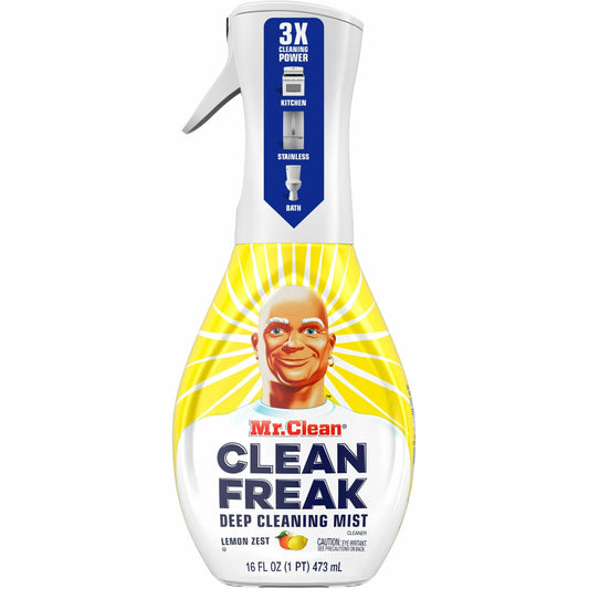 Mr. Clean Deep Cleaning Mist - 16 fl oz (0.5 quart) - Lemon Zest Scent - Easy to Use, Disinfectant, Deodorize, Phosphate