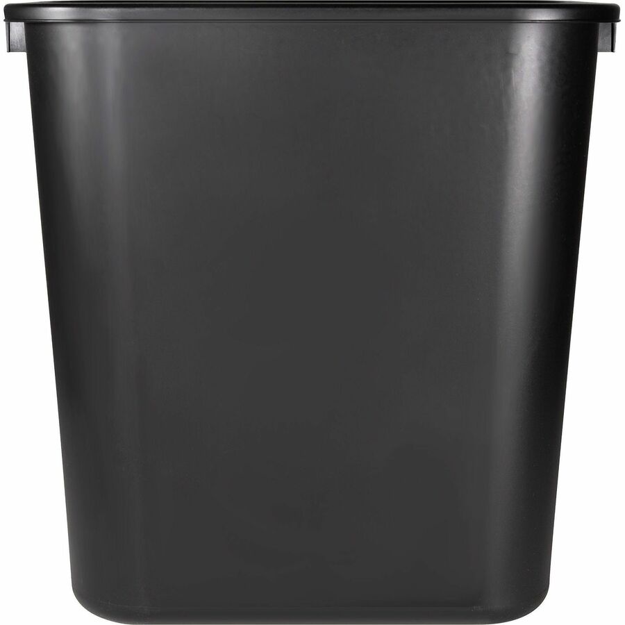 Sparco Rectangular Wastebasket - 7 gal Capacity - Rectangular - 15" Height x 14.5" Width x 10.5" Depth - Polyethylene - 