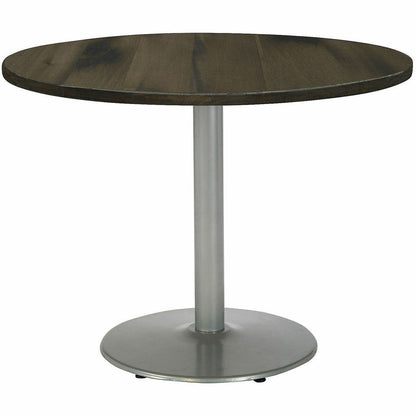 KFI 30" Round Vintage Wood Top Table - Barnwood Round Top x 30" Table Top Diameter - Assembly Required - Vintage Wood To