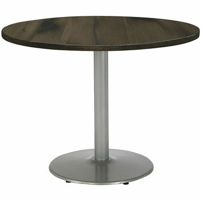 KFI 42" Round Vintage Wood Top Table - Barnwood Round Top x 42" Table Top Diameter - Assembly Required - Vintage Wood To