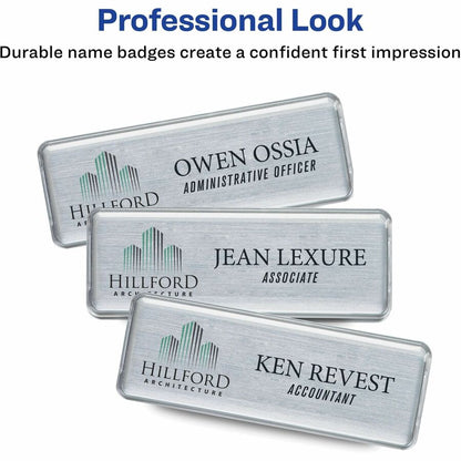 The Mighty Badge® by Avery® Reusable Magnetic Professional Name Badge Kits - 10 / Pack