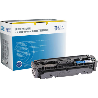 Elite Image Remanufactured Standard Yield Laser Toner Cartridge - Single Pack 410A (CF410A) - Black - 1 Each - 2300 Page