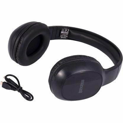 Maxell Bass 13 Wireless Headphones with Mic Bluetooth - Wireless - Bluetooth - 20 Hz to 20 kHz - Over-the-head, On-ear -