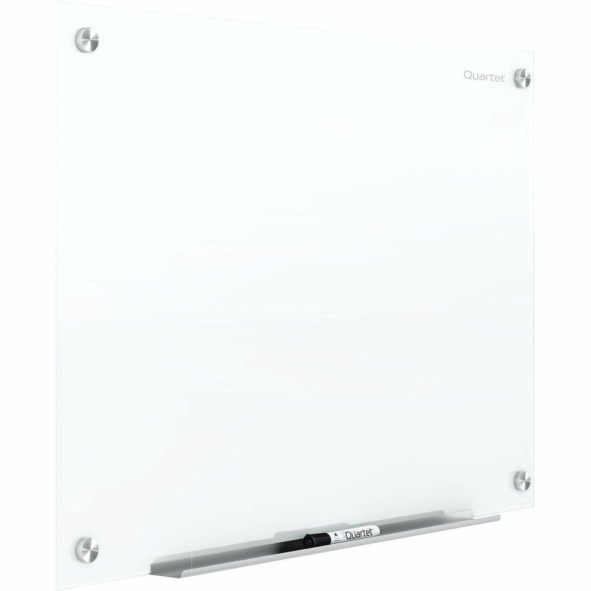 Quartet Infinity Magnetic Glass Dry-Erase Board, White, 48" x 36" - 48" (4 ft) Width x 36" (3 ft) Height - White Tempere